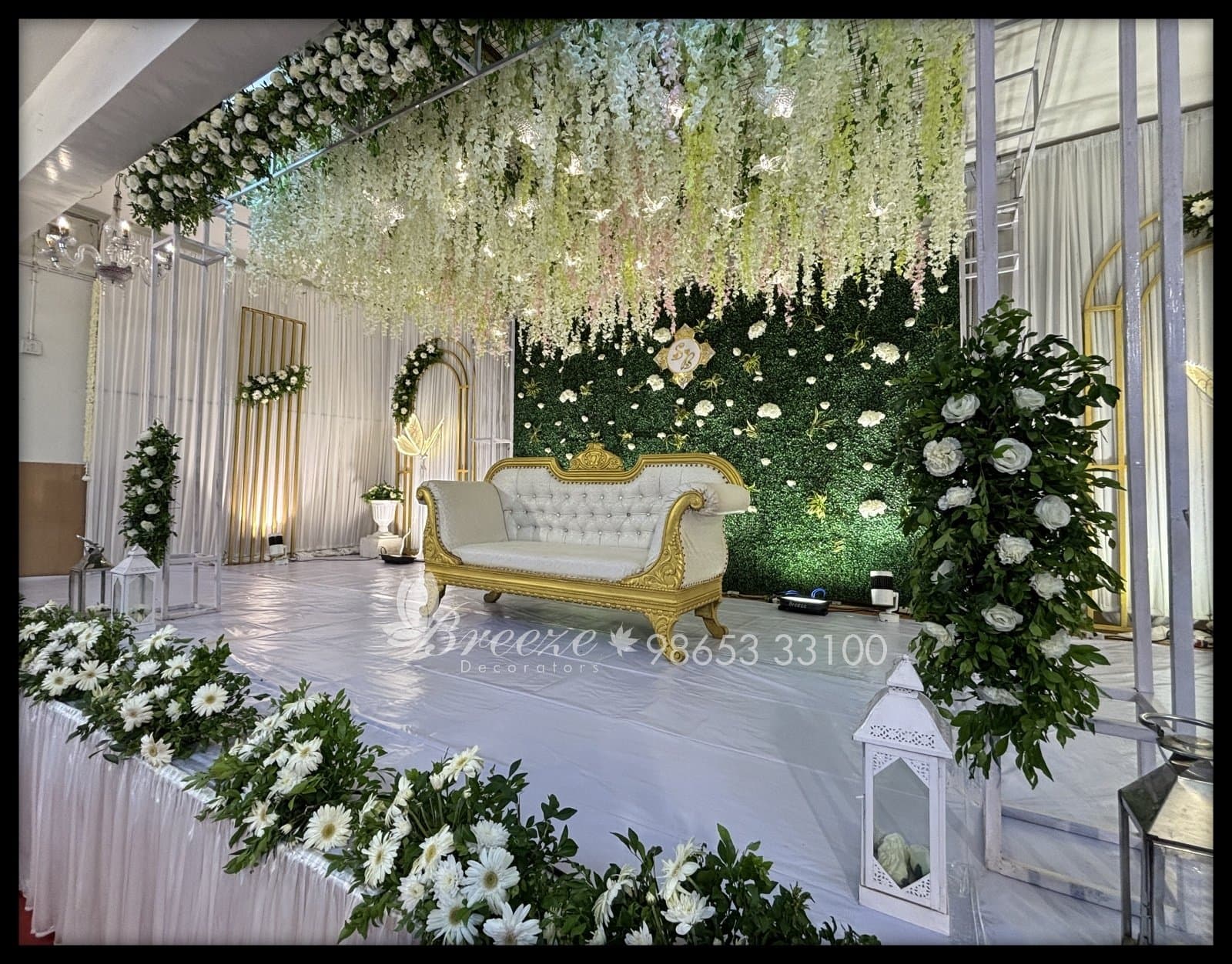 Wedding Decoration at Sree Ayyappa Seva Sangam Community Hall Coimbatore by Breeze Decorators - Original Full Size Photo 5