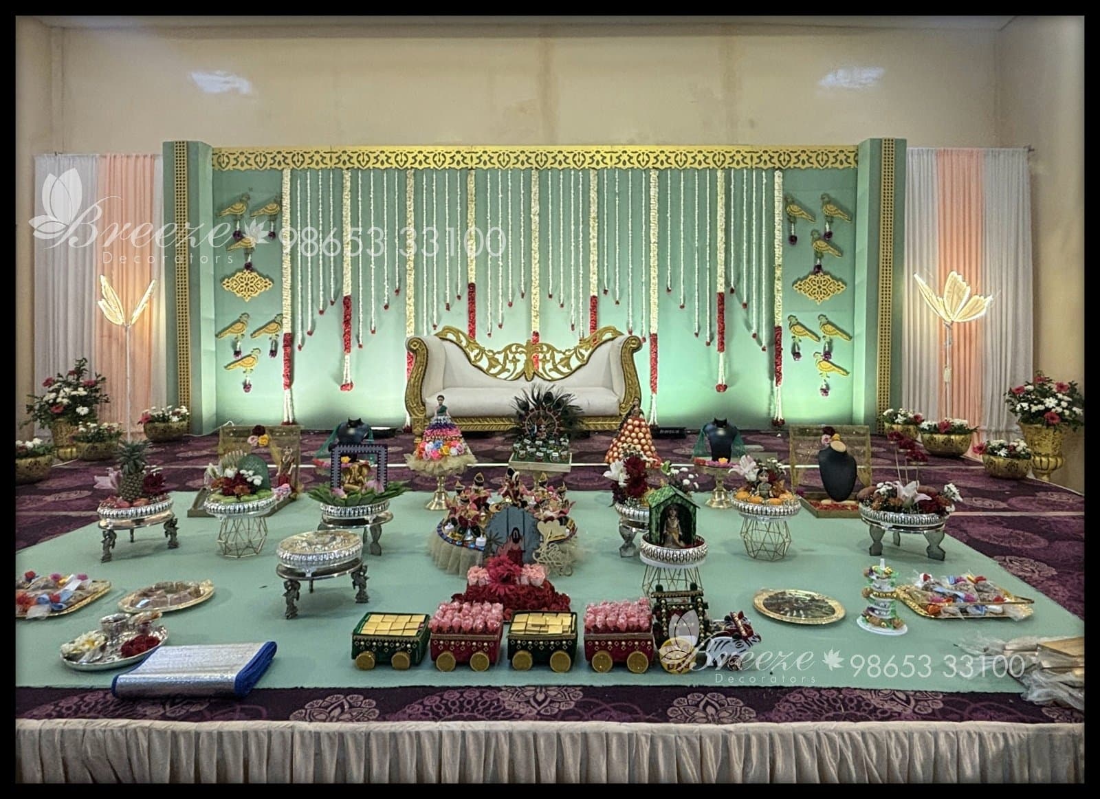 Puberty Ceremony Decoration: Celebrating J.Riashree's Beautiful Traditional Event at SUGUNA Mini Hall - Original Full Size Photo 1
