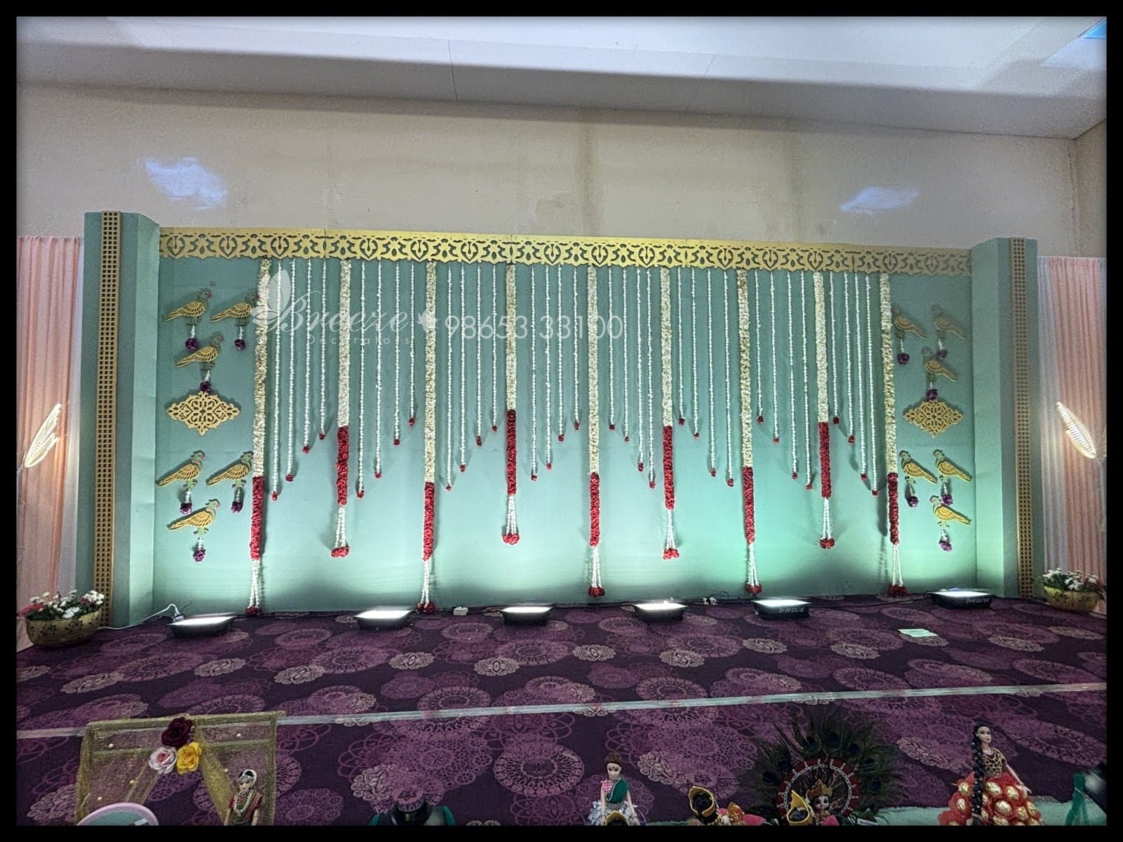Puberty Ceremony Decoration: Celebrating J.Riashree's Beautiful Traditional Event at SUGUNA Mini Hall - Original Full Size Photo 2