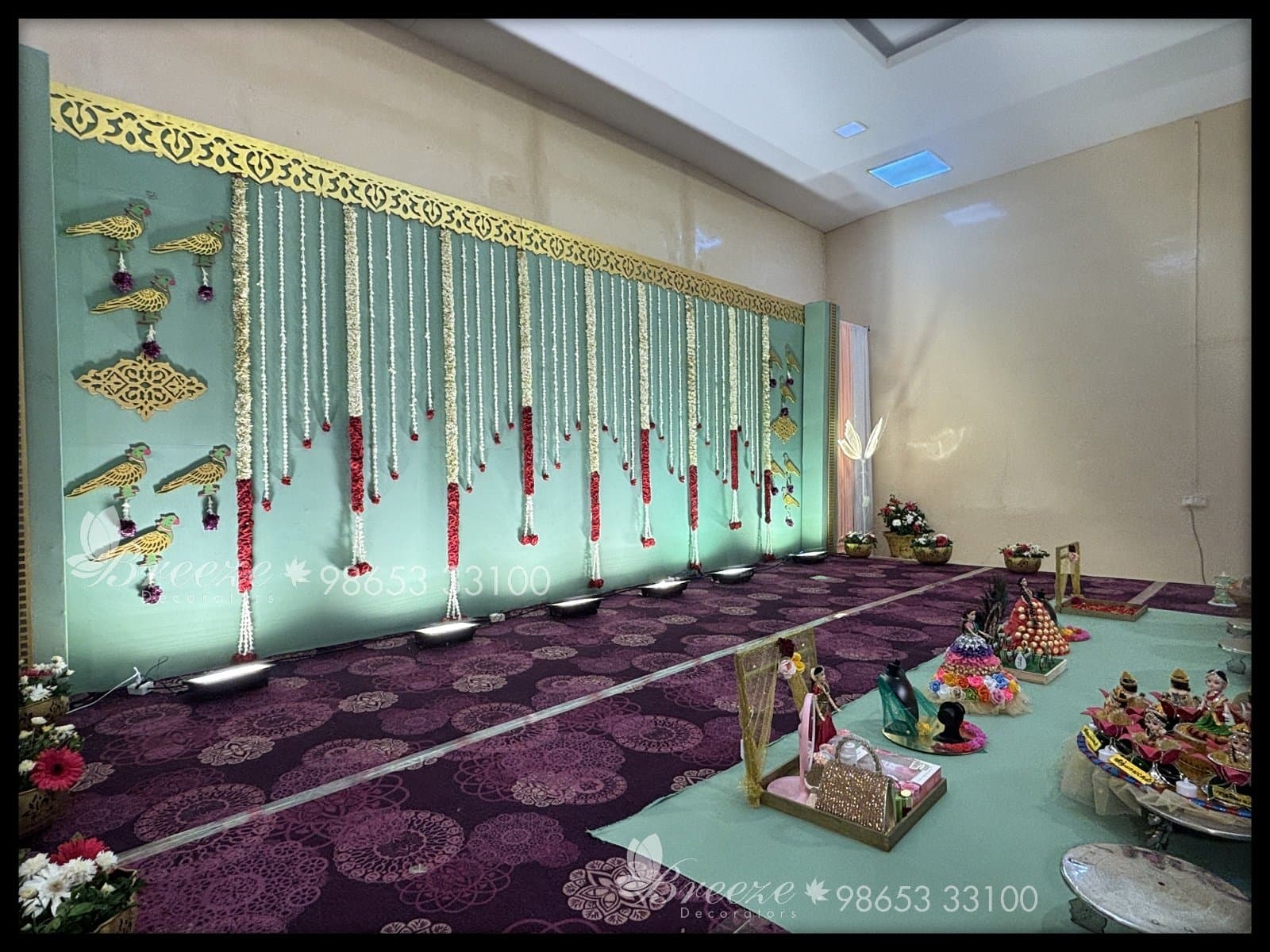 Puberty Ceremony Decoration: Celebrating J.Riashree's Beautiful Traditional Event at SUGUNA Mini Hall - Original Full Size Photo 3