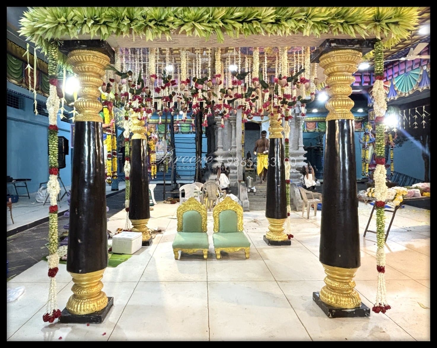 Temple Wedding Decoration Mettupalayam Annur by Breeze Decorators - Original Full Size Photo 4