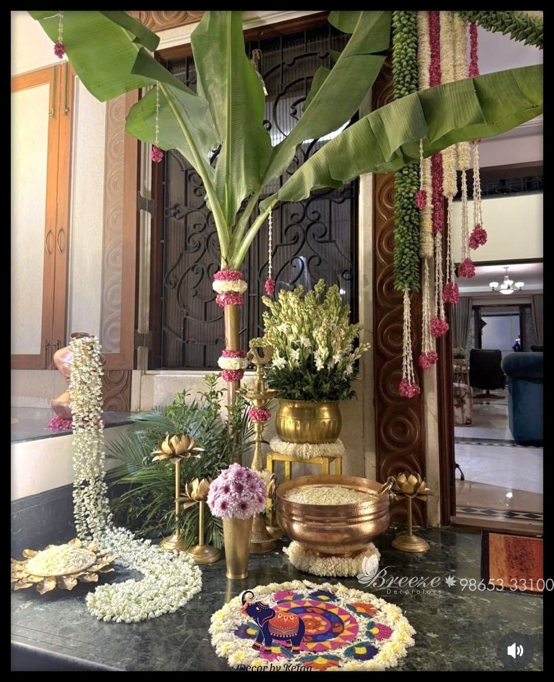 Wedding Pantha Kaal Naduthal Ceremony Décor by Breeze Decorators Coimbatore - Original Full Size Photo 9