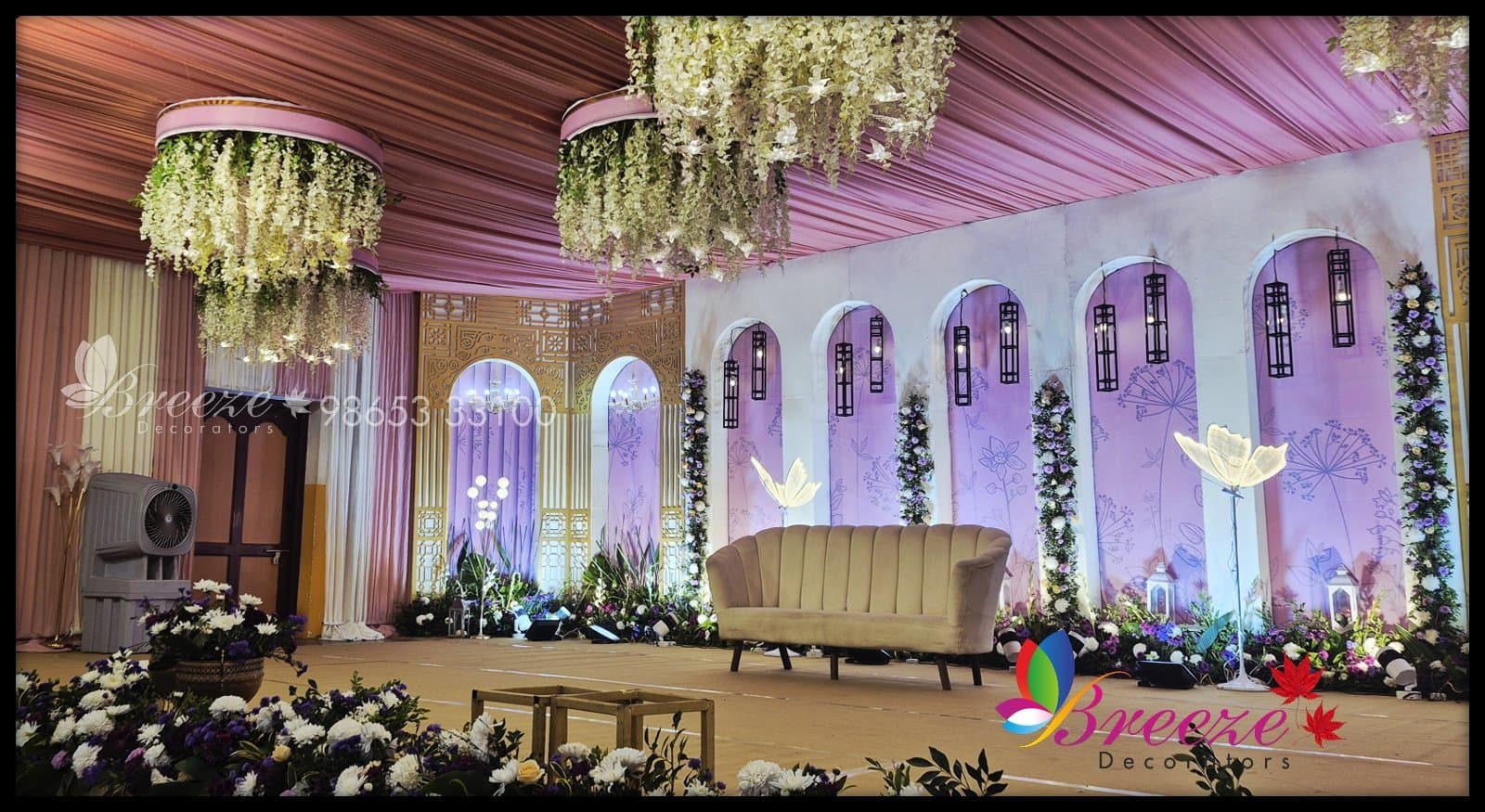 M.P Mahal Wedding Decoration Vedasandur | Breeze Decorators - Original Full Size Photo 5