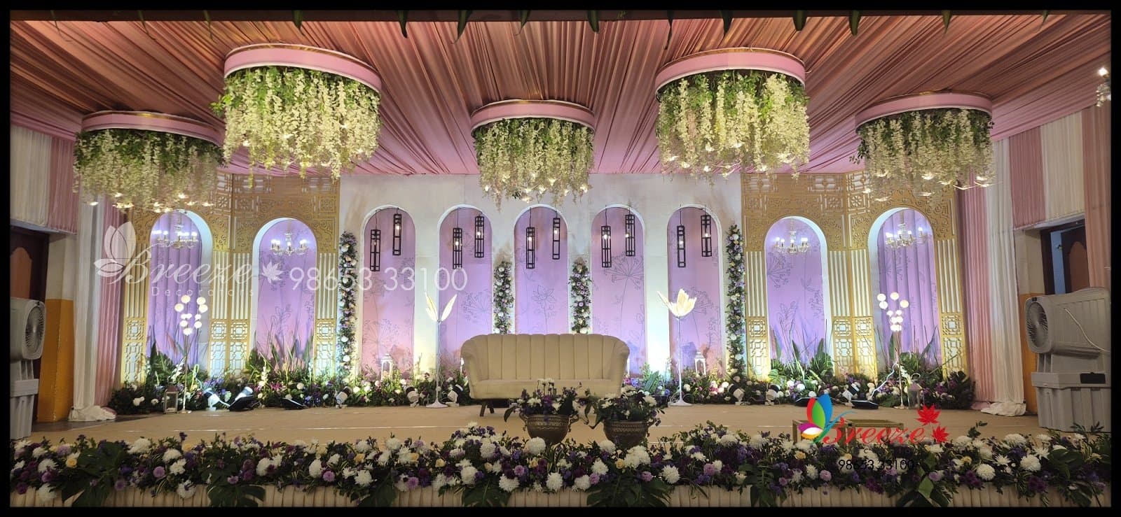 M.P Mahal Wedding Decoration Vedasandur | Breeze Decorators