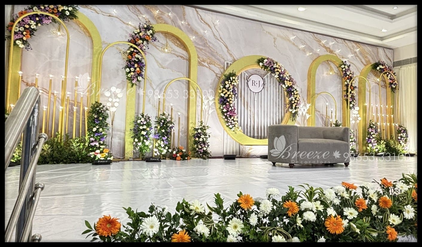 Transform Your Wedding at Kettimelam Mahal: Expert Decoration by Breeze Decorators Coimbatore - Original Full Size Photo 4