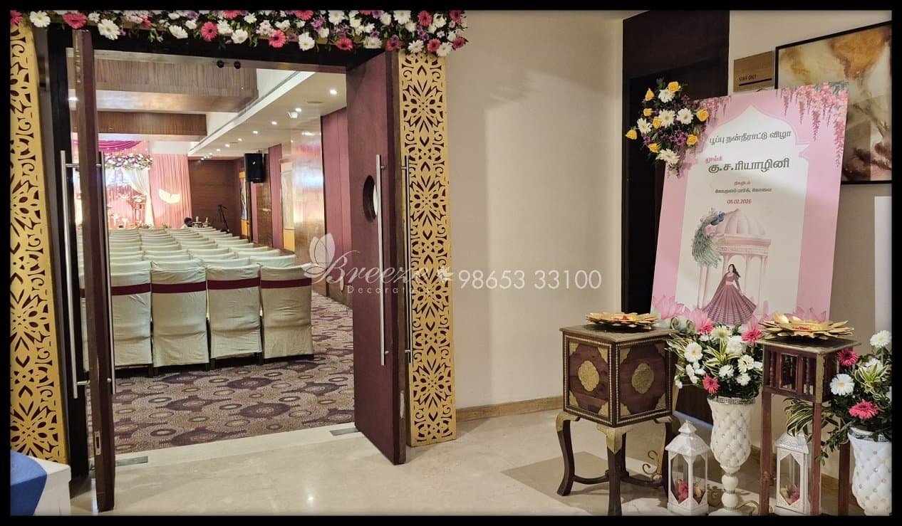 ✨ Puberty Ceremony Decor at Gokulam Park, Coimbatore ✨ - Original Full Size Photo 2