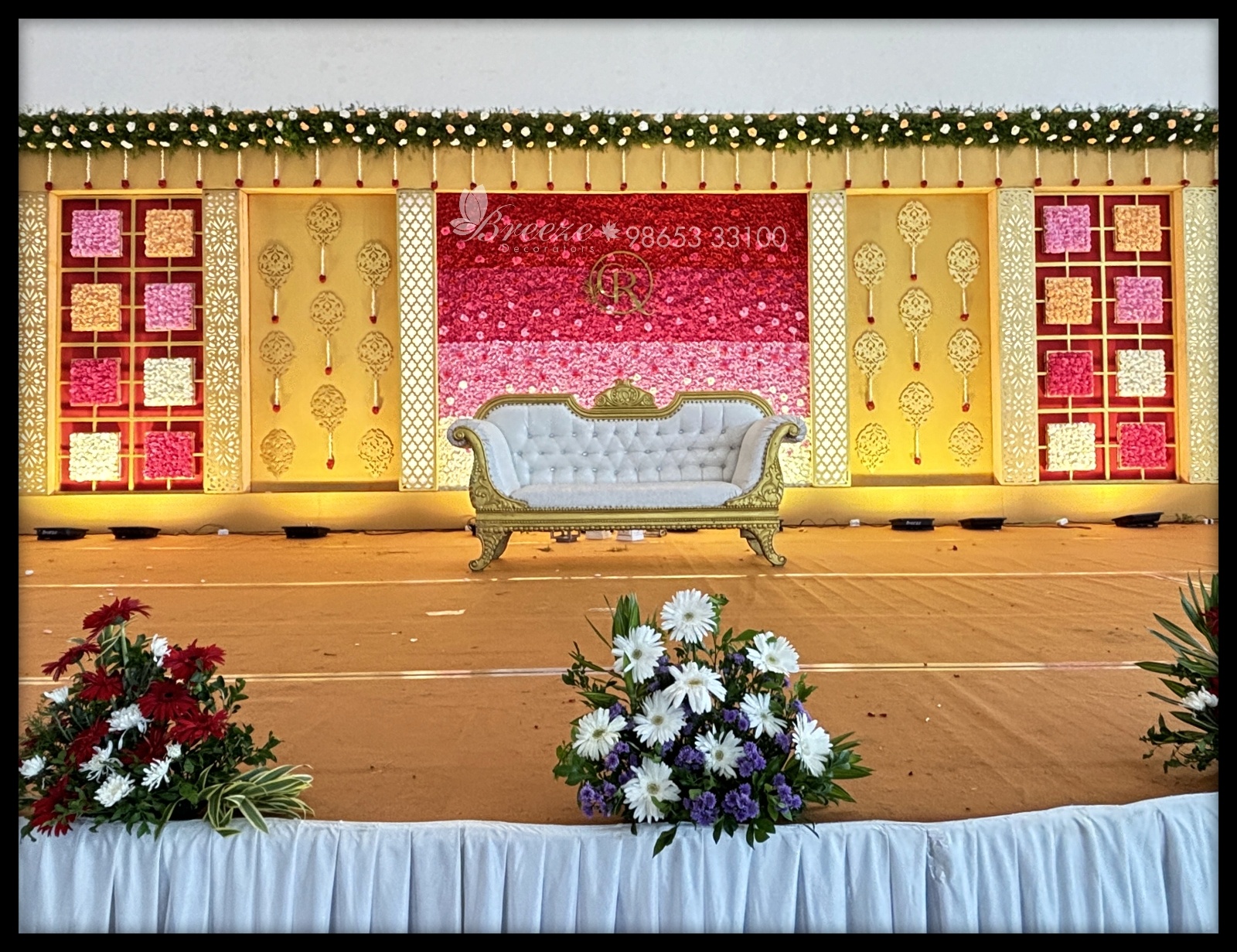 Wedding Decorations by Breeze Decorators at Shree Devi Mahal, Neelambur