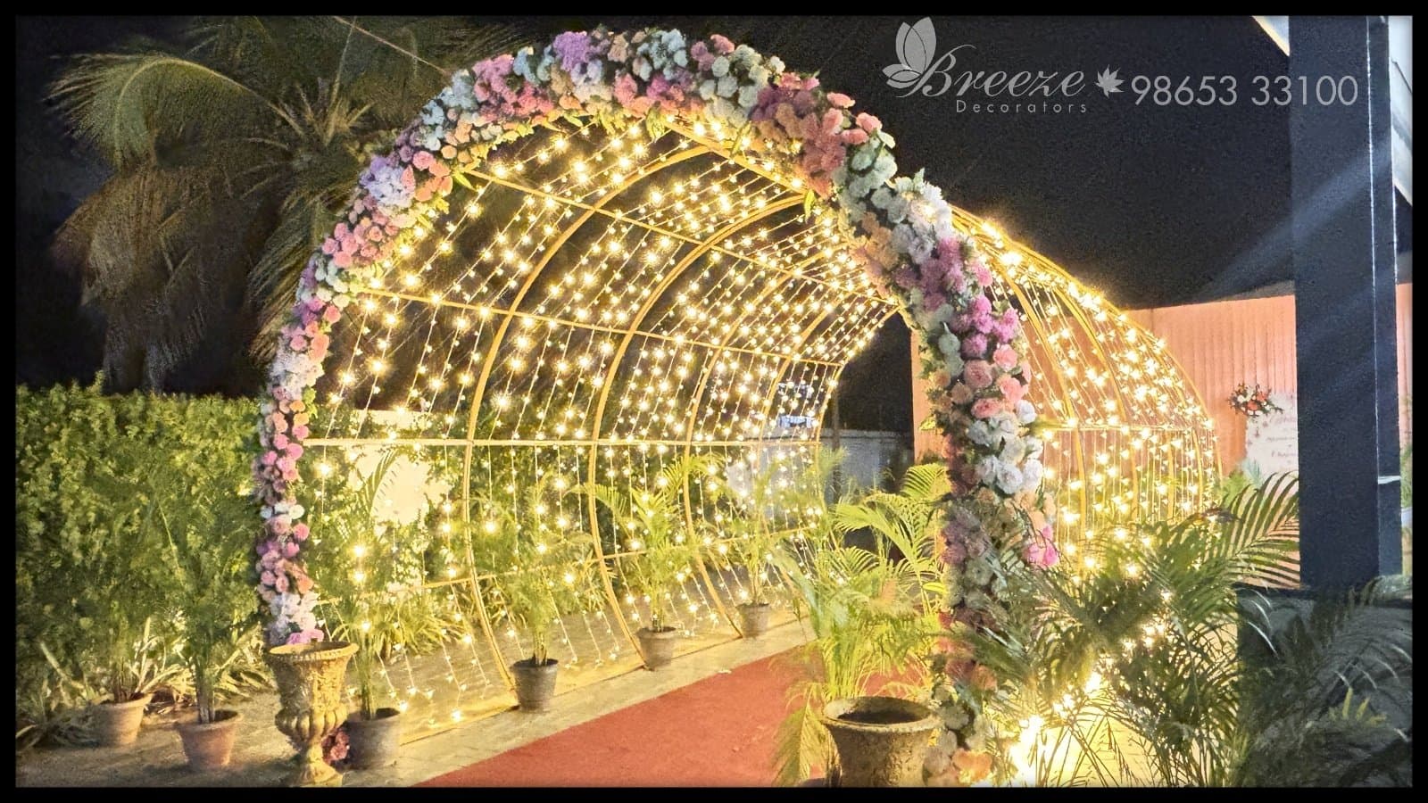 Engagement Ring Ceremony Backdrop Decor